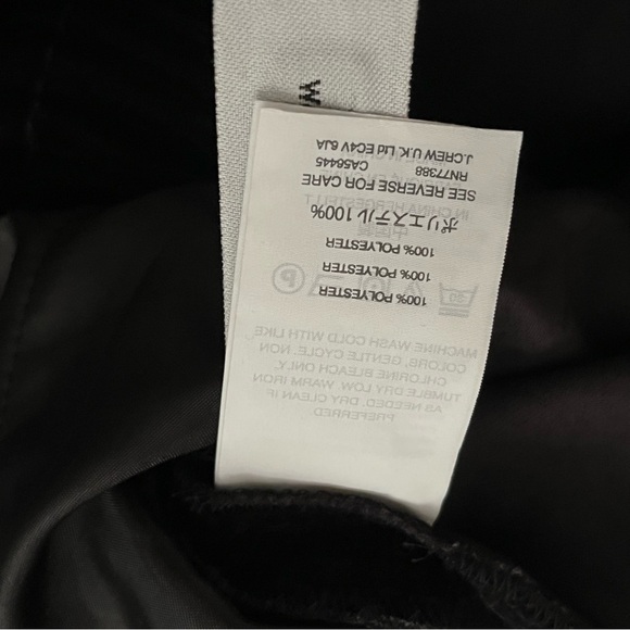 NWT J.Crew Pull-on Elastic Waist Velvet Cropped Pants - Picture 7 of 9